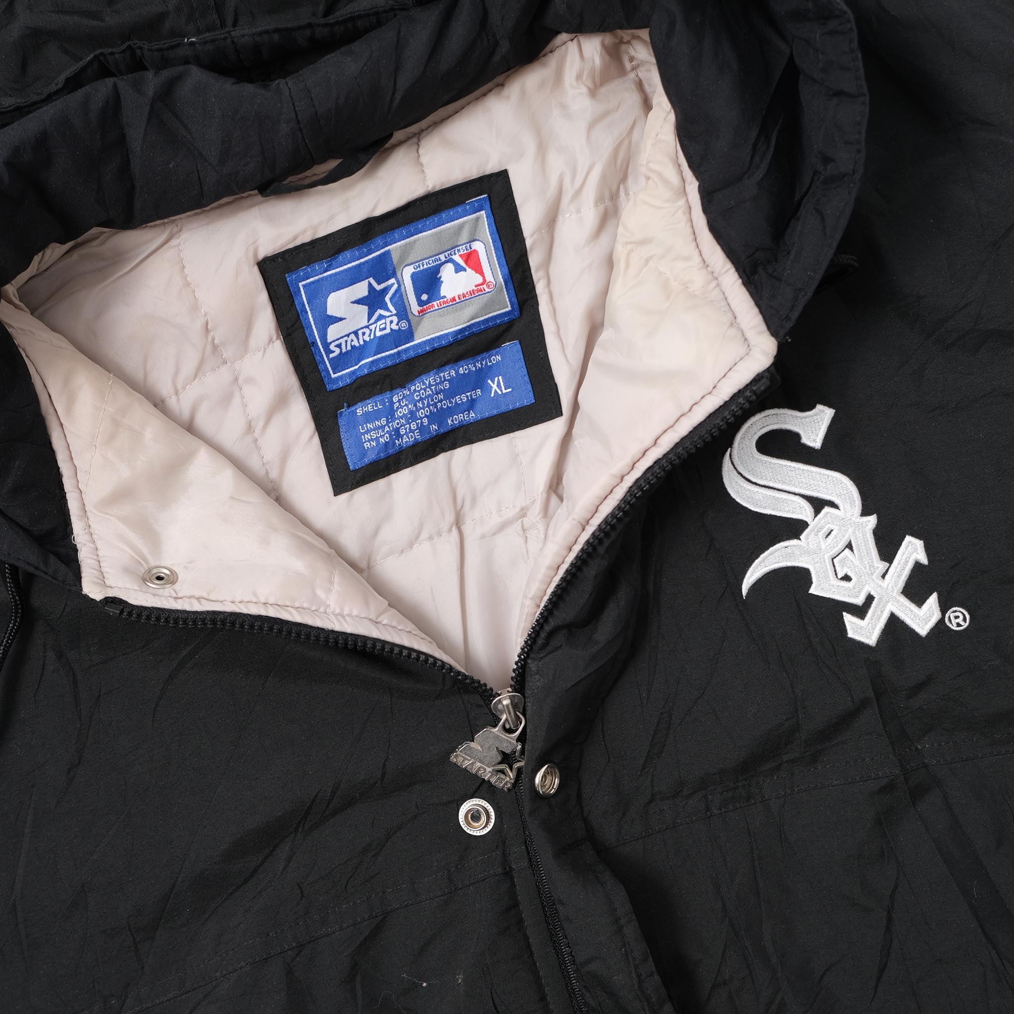 Vintage White Sox Starter Hoodie (XL) – Neutral Thrift