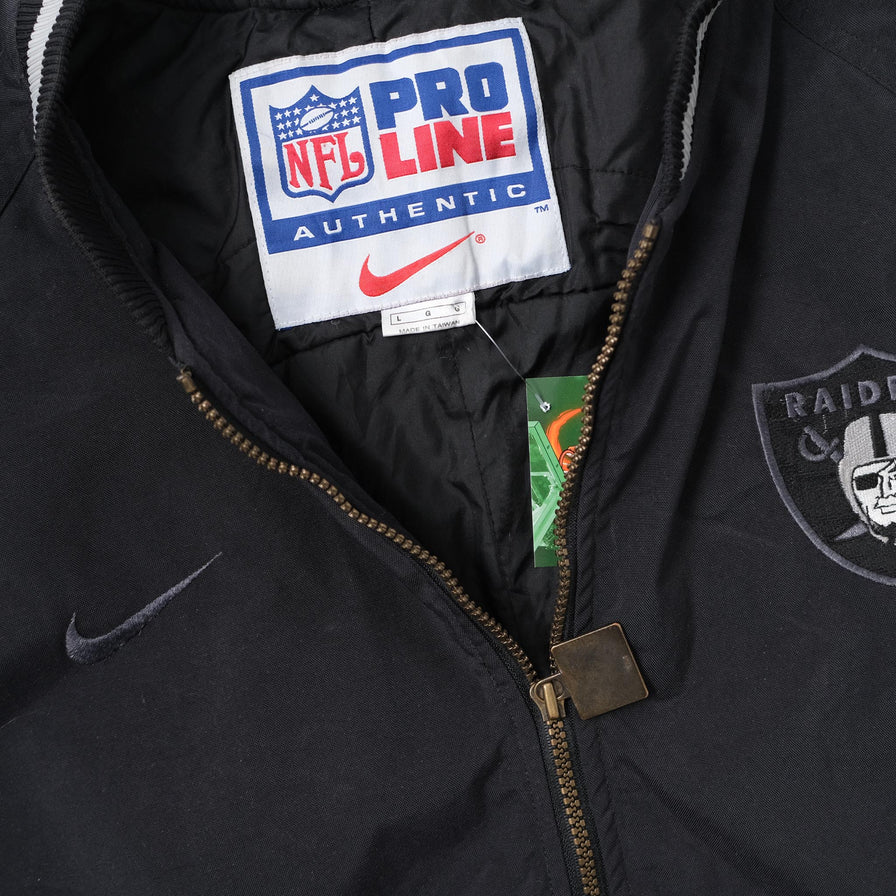 Vintage Nike Los Angeles Raiders Jacket Large 