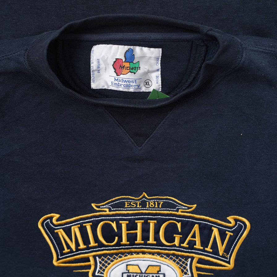 Vintage Michigan Wolverines Sweater XLarge 