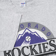 Vintage 1991 Colorado Rockies T-Shirt Medium 
