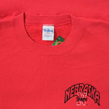 Vintage Nebraska Huskers Sweater Large 