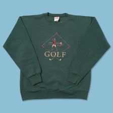 Vintage Golf Sweater Medium 