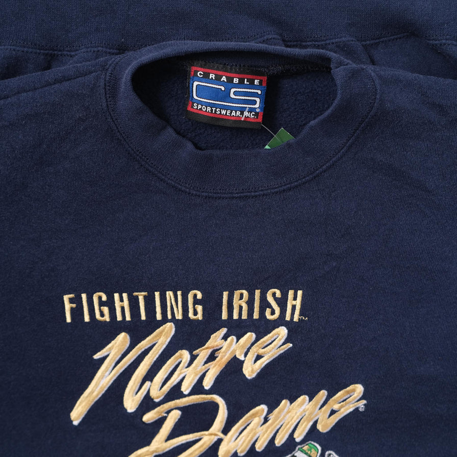 Vintage Notre Dame Sweater Large 