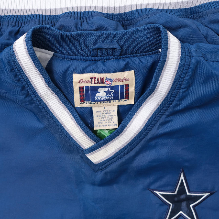 Vintage Starter Dallas Cowboys Windbreaker Large 