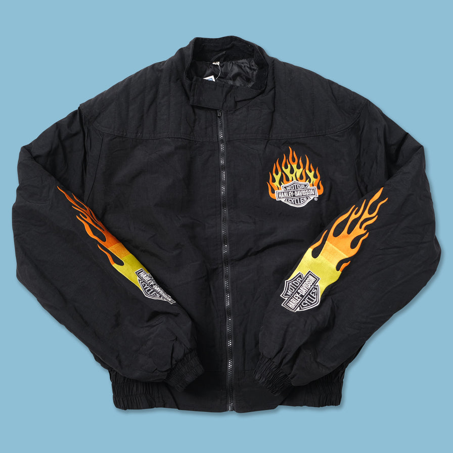 Vintage Harley Davidson Light Padded Jacket Medium 