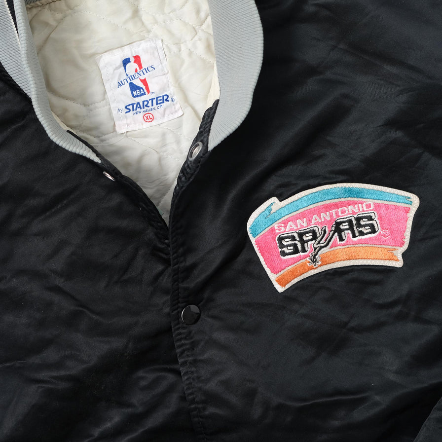 Vintage Starter Jacket NBA San Antonio Spurs Size XL New Haven Original  *RARE*