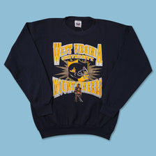 Vintage West Virginia Mountaineers Sweater Large 