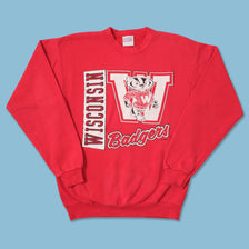 Vintage Wisconsin Badgers Sweater Medium 