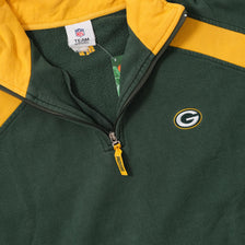 Vintage Green Bay Packers Q-Zip Sweater XLarge 