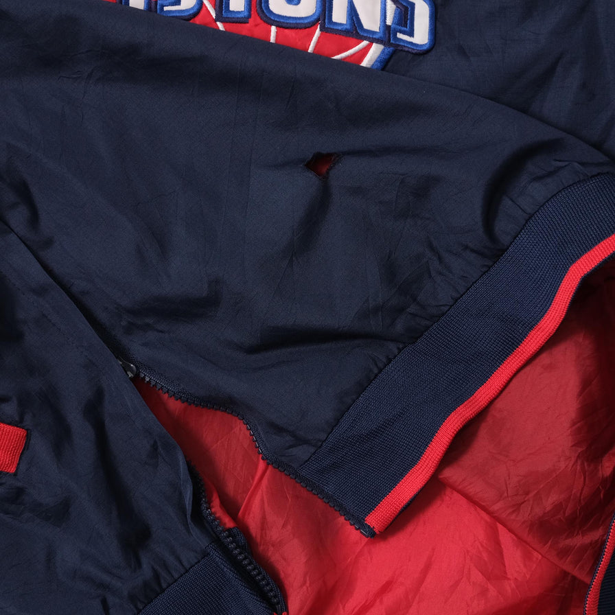 Detroit Pistons Q-Zip Windbreaker Medium 