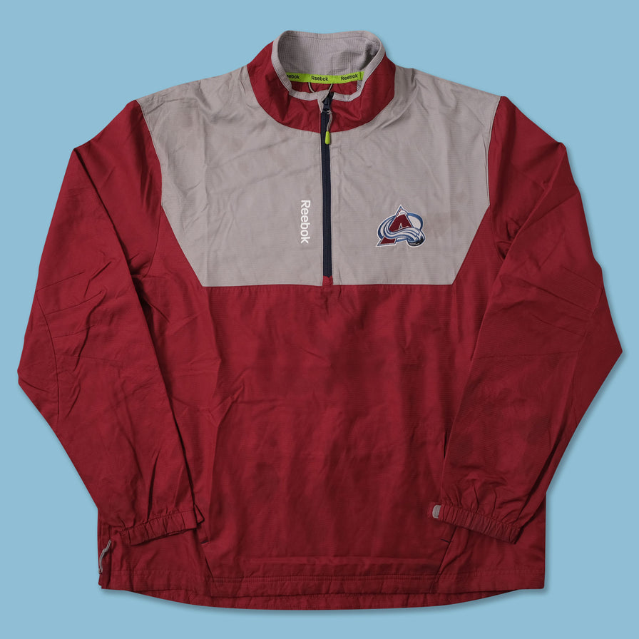 Reebok Colorado Avalanche Halfzip Windbreaker XLarge 