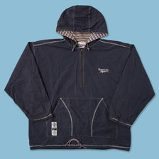 Vintage Reebok Halfzip Windbreaker Large 