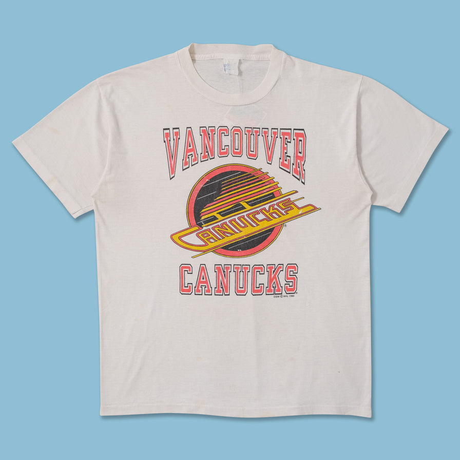 1990 Vancouver Canucks T-Shirt Medium 