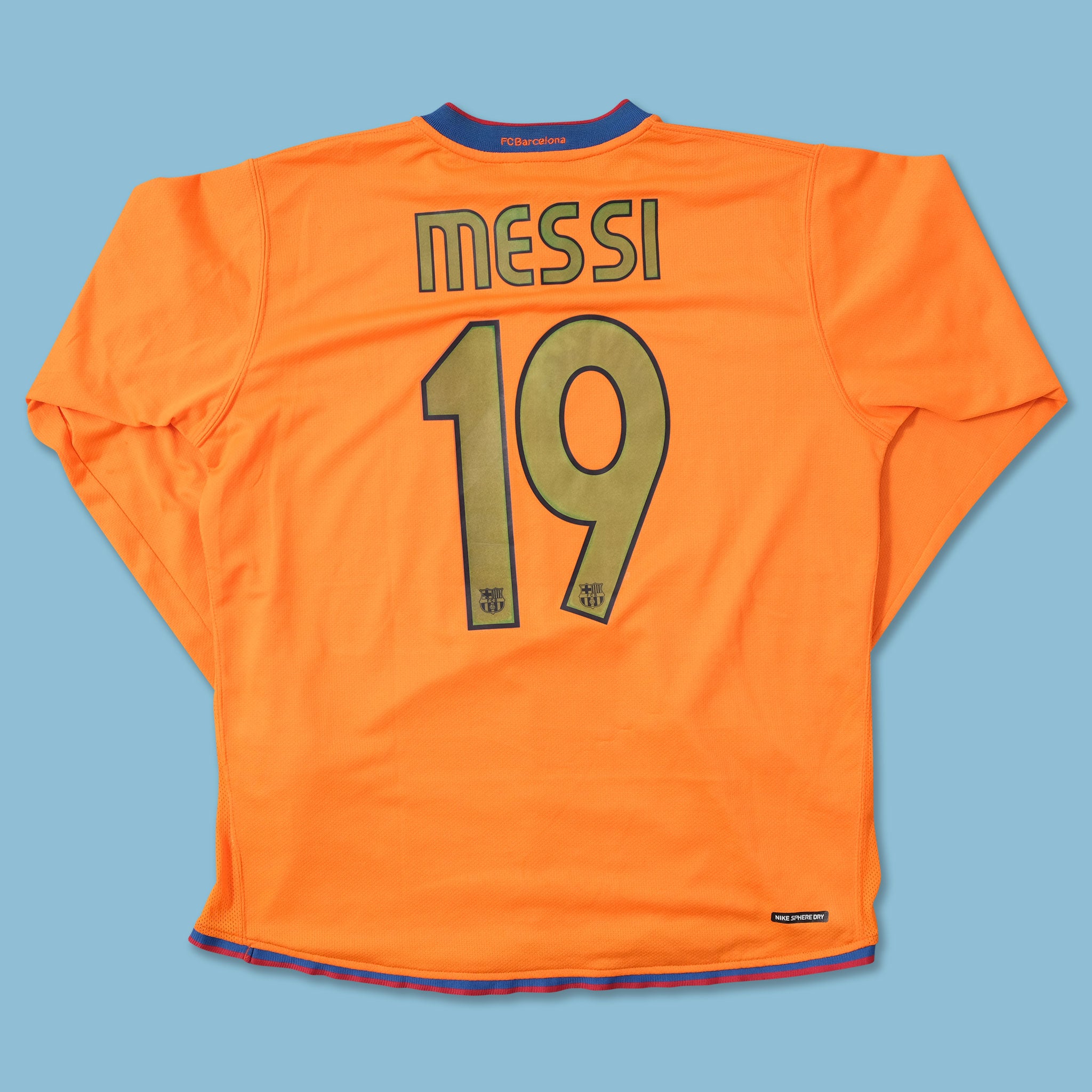 Nike FC Barcelona Messi Jersey Large | Double Double Vintage