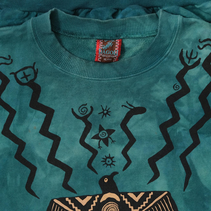 Vintage Dagoli Cave Art Sweater XLarge 