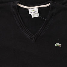 Vintage Lacoste V-Neck Sweater Small 