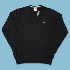 Vintage Lacoste V-Neck Sweater Small 