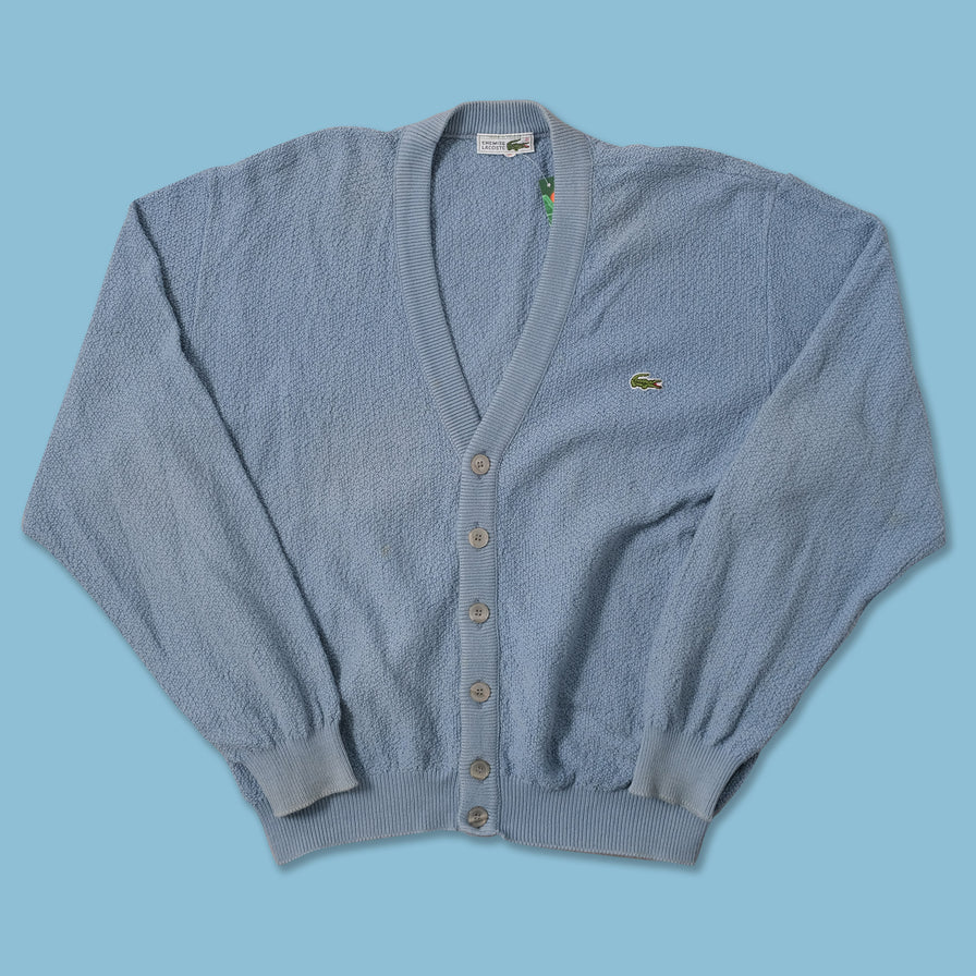 Vintage Lacoste Knit Cardigan Small 