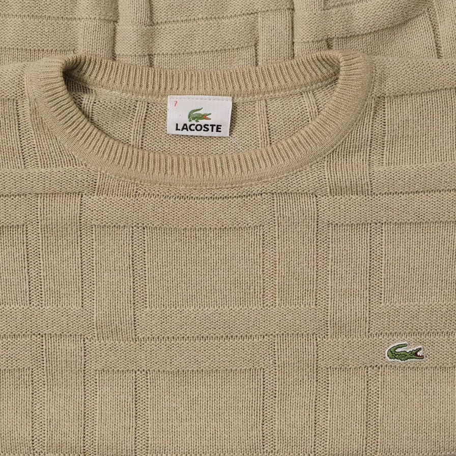 Vintage Lacoste Knit Sweater XLarge 