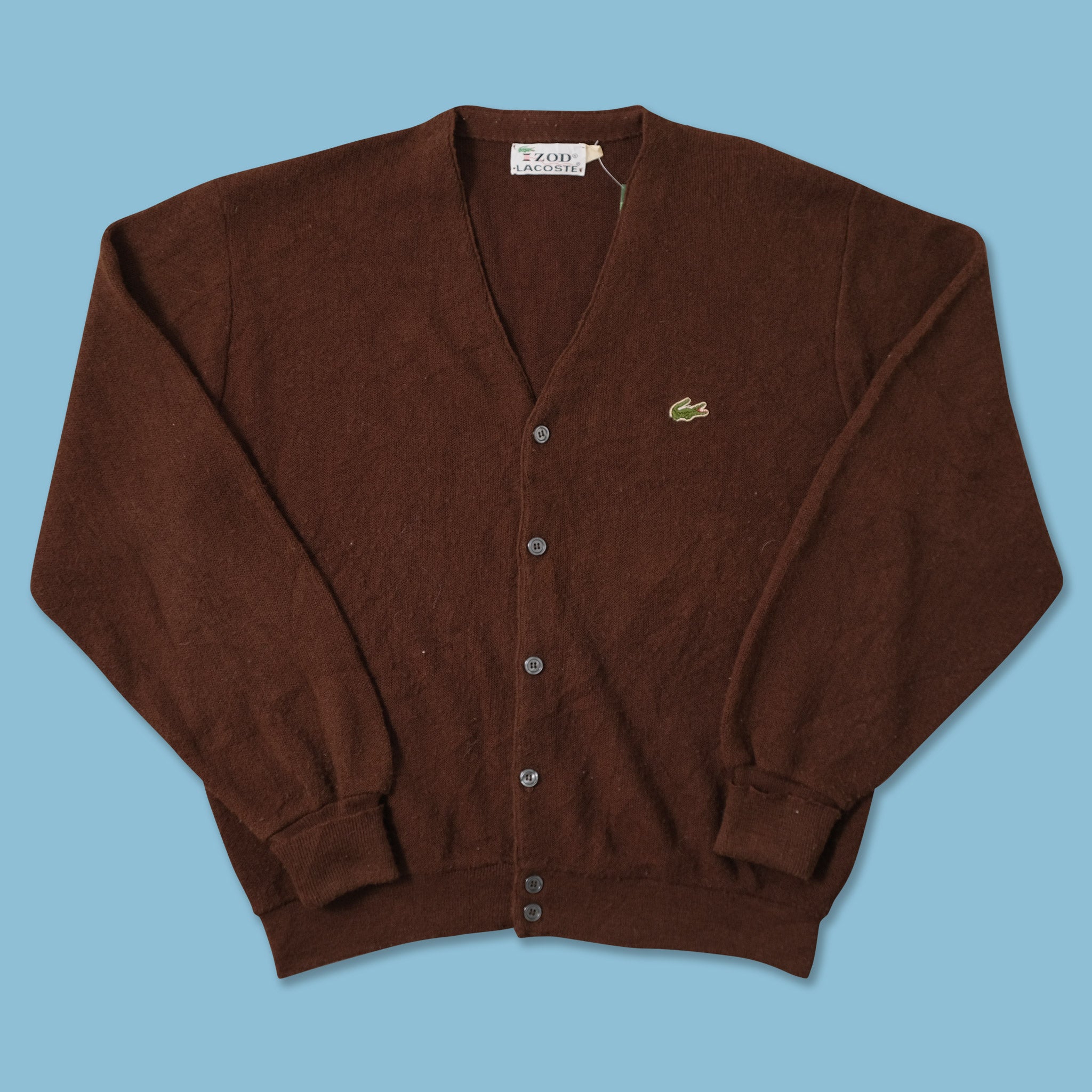 Lacoste cardigan vintage best sale