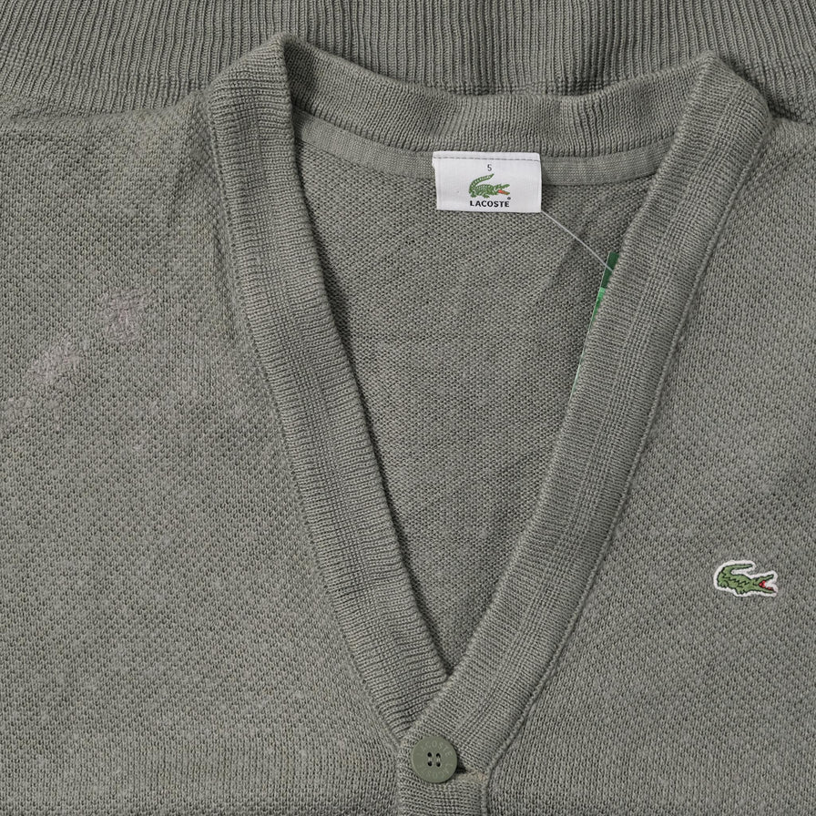 Vintage Lacoste Knit Cardigan Medium 