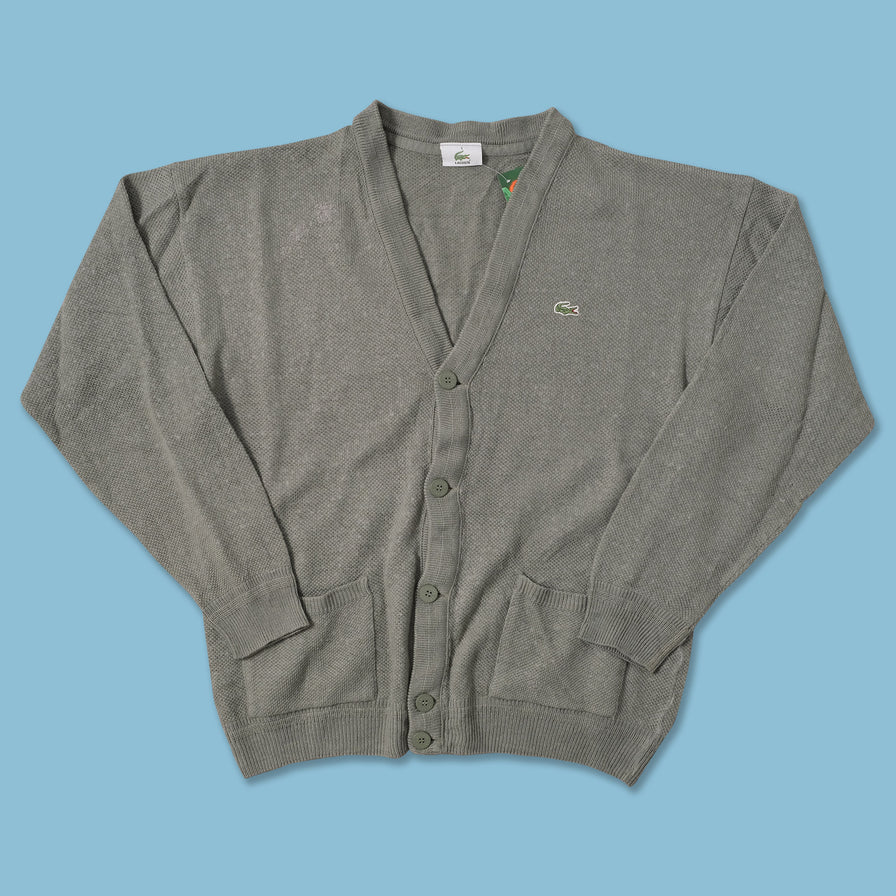 Vintage Lacoste Knit Cardigan Medium 