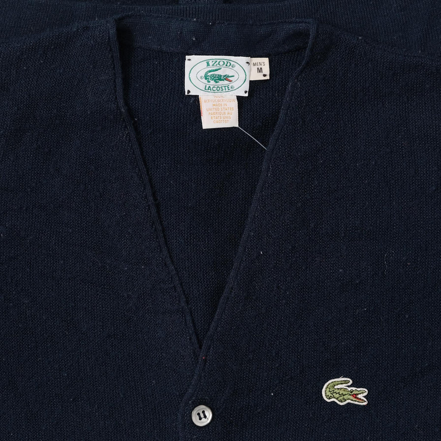 Vintage Izod Lacoste Cardigan Medium 