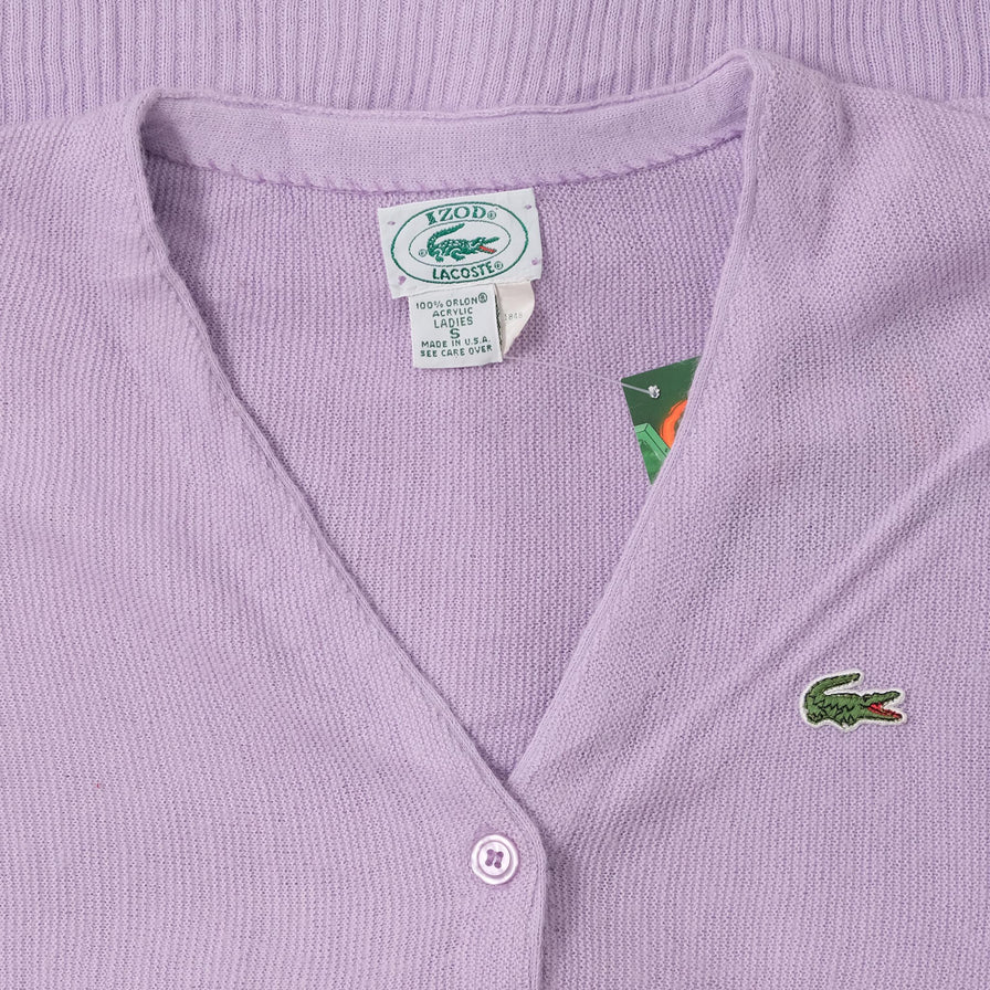 Vintage Izod Lacoste Cardigan Small 