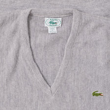 Vintage Izod Lacoste V-Neck Sweater Large 