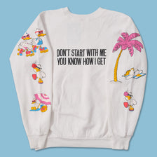 Vintage Ducks Cartoon Sweater Small