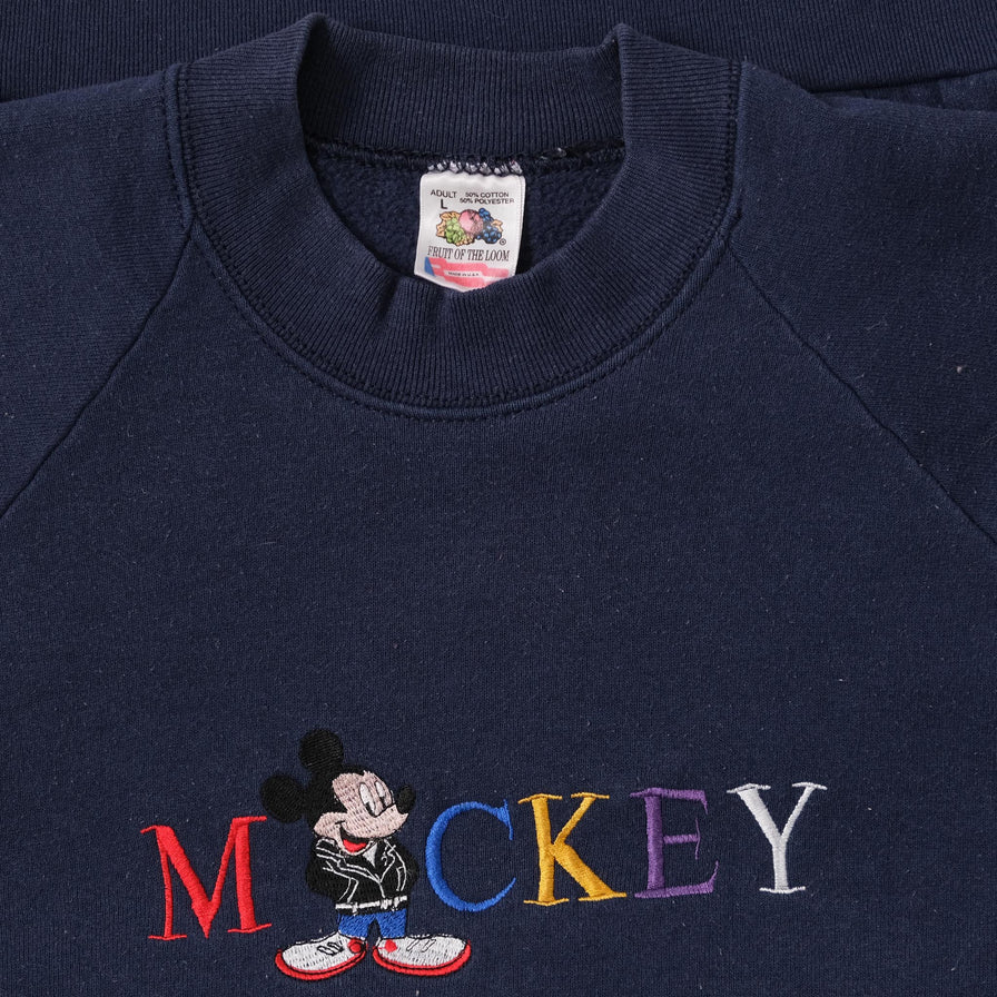 Vintage Mickey Mouse Sweater Small 
