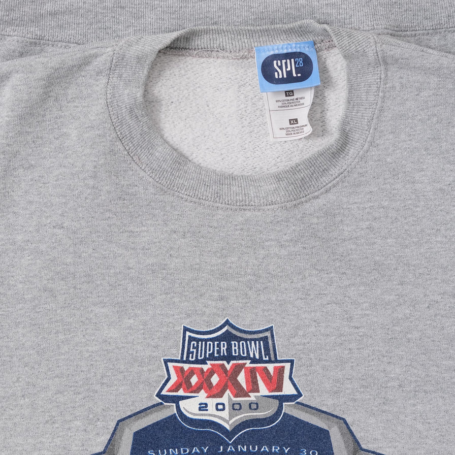 2000 Rams Super Bowl Sweater XLarge 