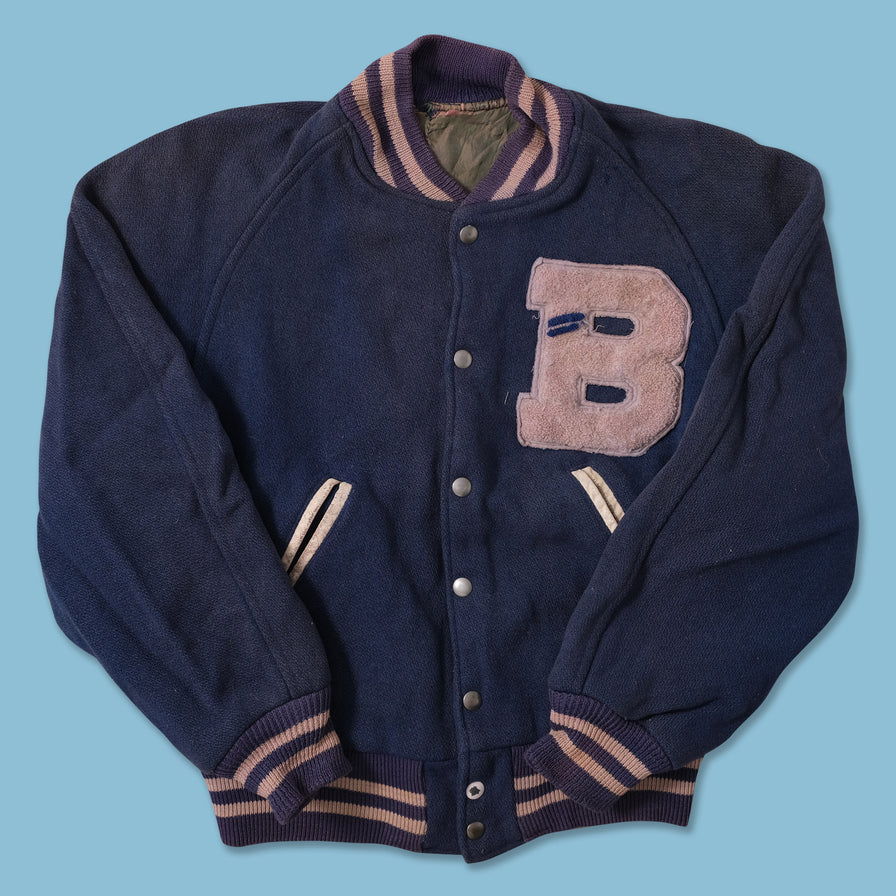 Vintage Women's Wool Varsity Jacket Small 