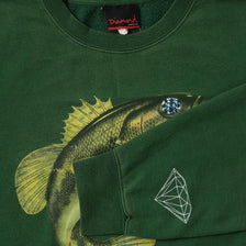 Diamond Supply Fish Sweater Large 