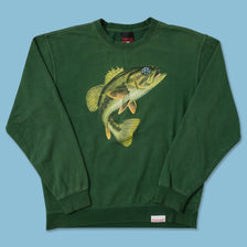 Diamond Supply Fish Sweater Large 