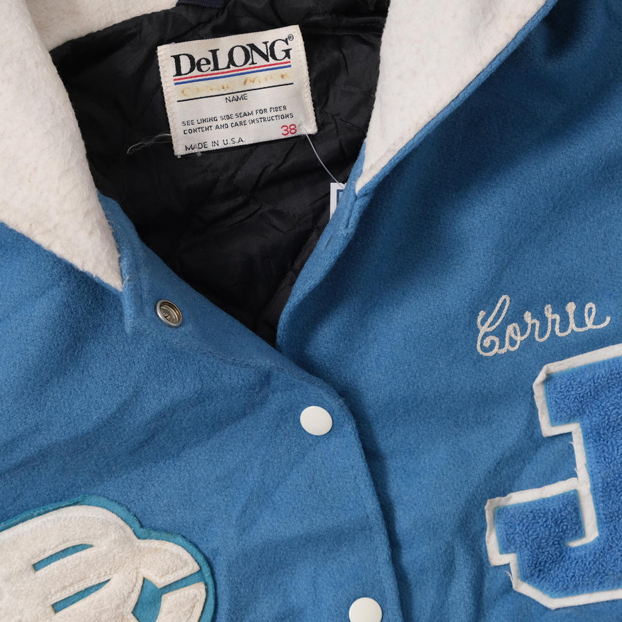 Vintage Women's Wool Varsity Jacket Medium 