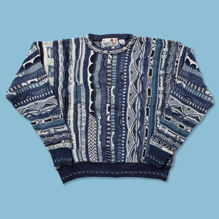 Vintage Coogi Style Knit Sweater Large 