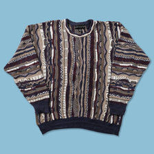 Vintage Coogi Style Knit Sweater Large 