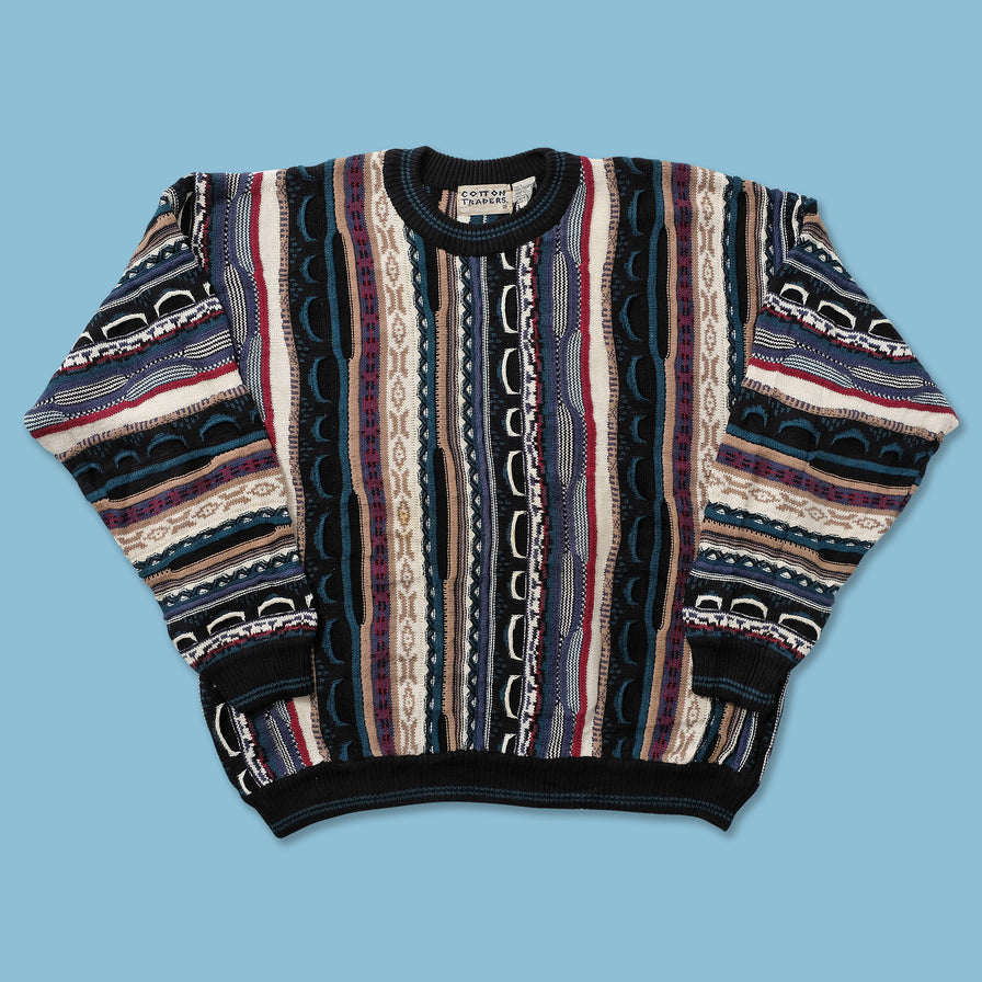 Vintage Cotton Traders Knit Sweater XLarge 