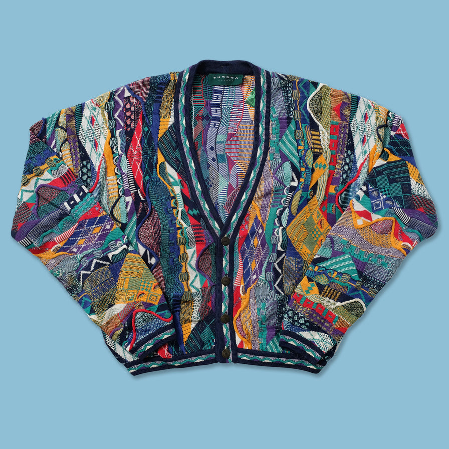 Vintage Tundra Knit Cardigan Large 
