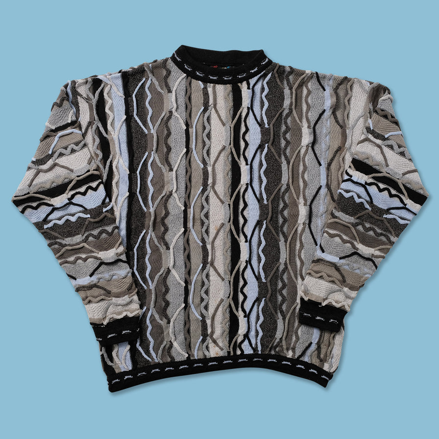Vintage Coogi Style Knit Sweater XLarge 