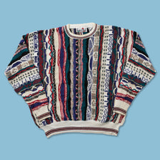 Vintage Coogi Style Knit Sweater XLarge 