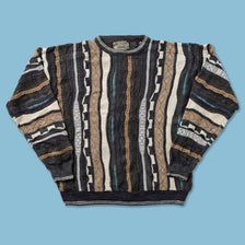 Vintage Coogi Style Knit Sweater Large 