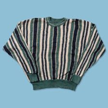 Vintage Coogi Style Knit Sweater Medium 