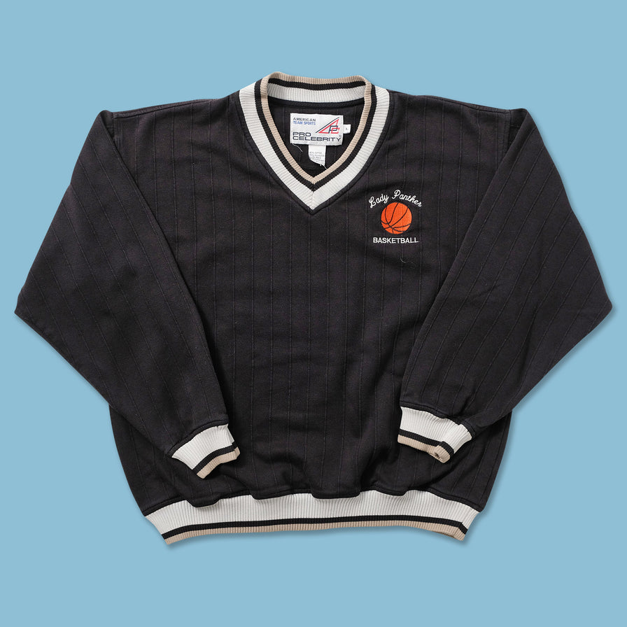 Vintage Lady Panther Basketball Sweater Large 