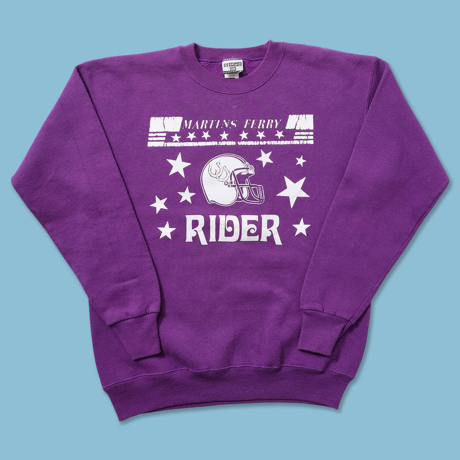 Vintage Martins Ferry Rider Sweater Medium 