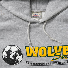 Vintage San Ramon Valley Wolves Hoody Large 