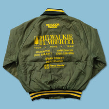 Vintage Light Padded Varsity Jacket Large 