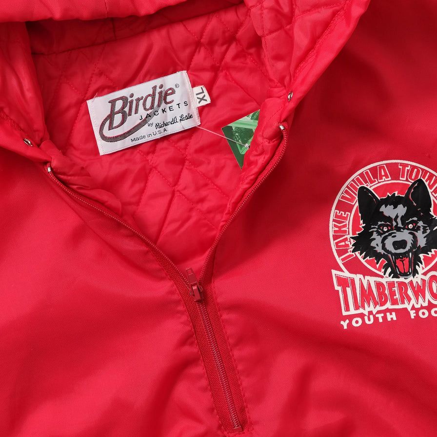 Vintage Lake Villa Timberwolves Padded Windbreaker XXL 