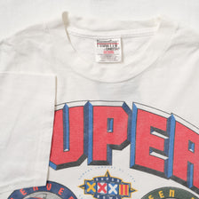 Vintage 1998 Super Bowl T-Shirt Medium 